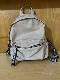 Zaino scolastico RED BAG beige effetto raso