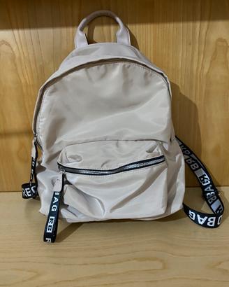 Zaino scolastico RED BAG beige effetto raso
