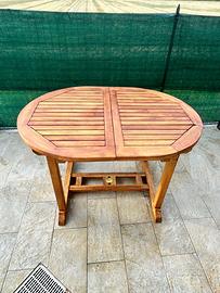 Tavolo da giardino in legno