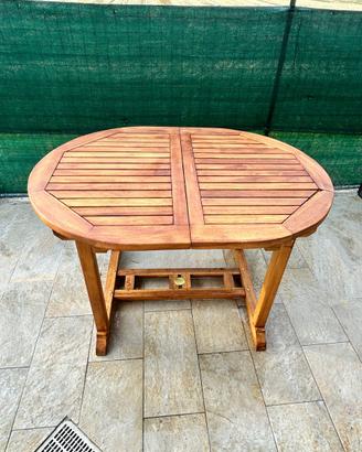Tavolo da giardino in legno
