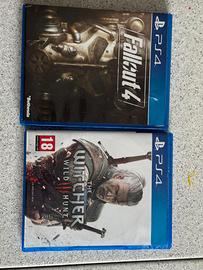 PS4 – The Witcher 3 + Fallout 4
