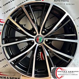 4 CERCHI IN LEGA ORIGINALI R18 ALFA ROMEO STELVIO