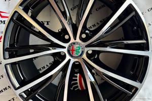 4 CERCHI IN LEGA ORIGINALI R18 ALFA ROMEO STELVIO