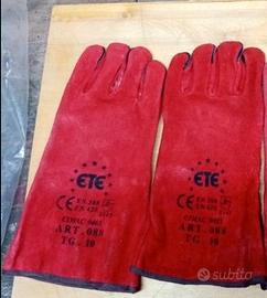 Guanti per saldatori in crosta