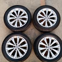 4 CERCHI e Gomme 17 pollici vw audi seat