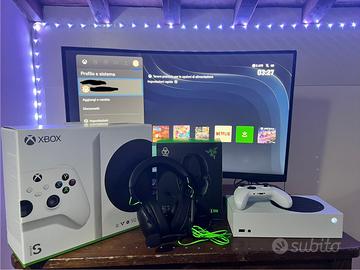 Xbox series S+ Cuffie Razer Blackshark V2X