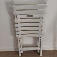 Coppia di sedie da giardino pieghevole Birki