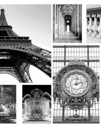 Quadri Gronby set 9 pezzi Parigi 179x112