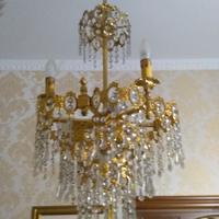 Lampadario con gocce