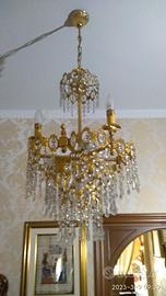 Lampadario con gocce