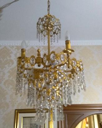 Lampadario con gocce