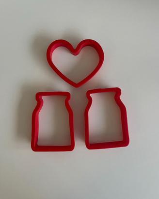 SET 3 STAMPINI NUTELLA PER PANCAKE O BISCOTTI