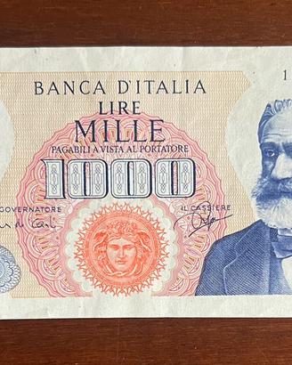 Banconota 1000 lire Giusepppe Verdi