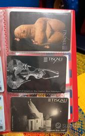 schede telefoniche Tiscali set 3 pezzi