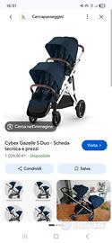 Passeggino gemellare Cybex gazelle S