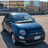 splendida Fiat 500 Hybrid interni in PELLE