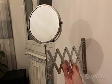 Specchio da parete estensibile doppia faccia