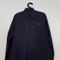 camicia uomo/ragazzo blu cotone Replay tg S