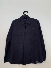 camicia uomo/ragazzo blu cotone Replay tg S