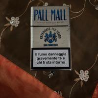 Portasigarette in metallo vintage pall mall