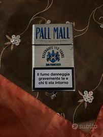 Portasigarette in metallo vintage pall mall