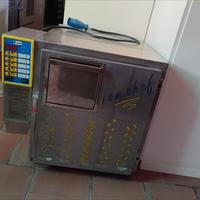 Friggitrice automatica da banco in acciaio