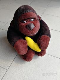 Peluches orango con banana alto circa 30 cm