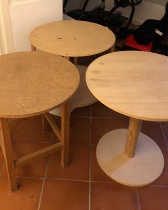 Tavoli legno grezzo