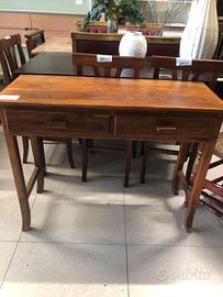 Console in legno