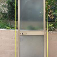 Porte in alluminio e vetro