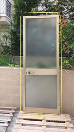 Porte in alluminio e vetro