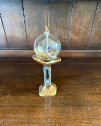 Lampada ad olio in bronzo