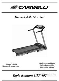 Tapis Roulant Carnielli CTP 403 non funzionante