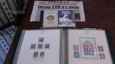 Papa giovanni xxiii° francobolli libri e vhs