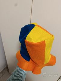 Cappello in feltro multicolore