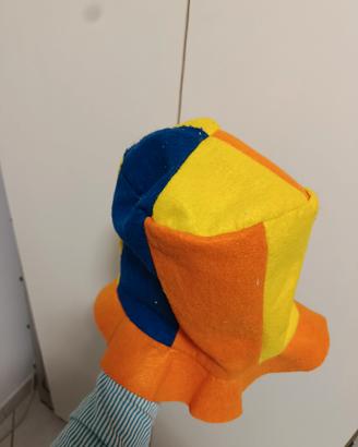 Cappello in feltro multicolore