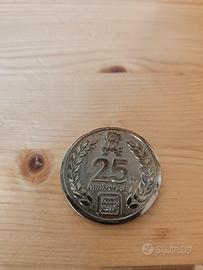 moneta 25th anniversario super Mario club Nintendo