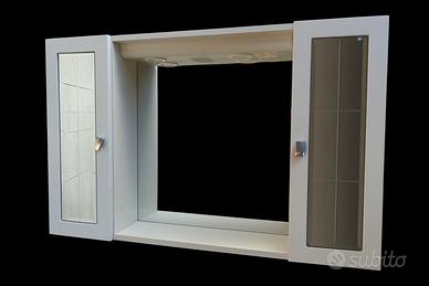 Mobiletto specchio da bagno