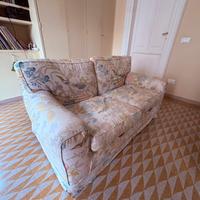 Divano 2 posti floreale anni 70