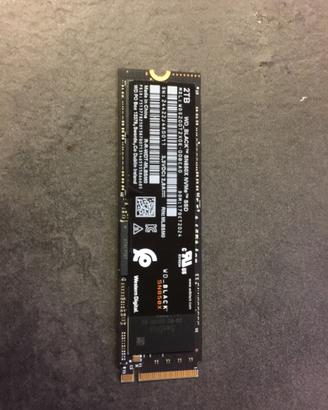 SSD NVMe WD_BLACK SN850X 2TB