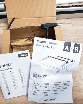 Barre portatutto Nordrive 140 CM