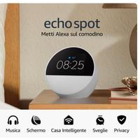 Amazon Echo Spot (Ultimo modello) | Sveglia intell