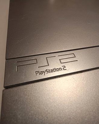 PS2 slim saint silver