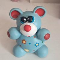 Salvadanaio orsetto azzurro