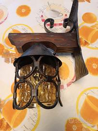 Lampadari ferro/legno