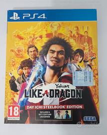 Yakuza like a dragon steelbook edition (ps4)