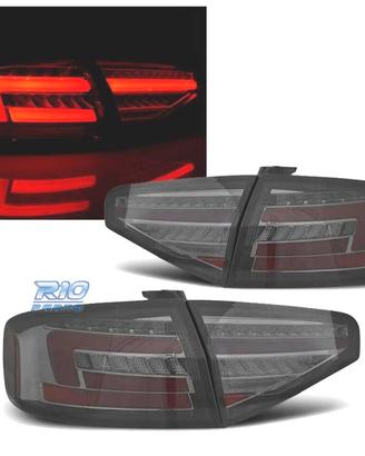 FANALI PER AUDI A4 B8 12-15 SEDAN LED DINAMICI FUM