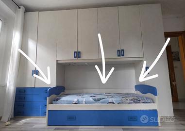 Struttura per letto singolo