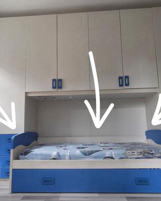Struttura per letto singolo