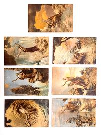 7 cartoline D. Mastroianni “Creazione del mondo"